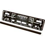 Carpoint - Langwerpig Kunststof Kentekenplaathouder - Rood - Geschikt voor Europees Model