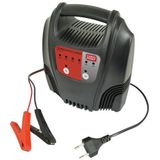 Carpoint - 4A Acculader - Zwart - Kunststof