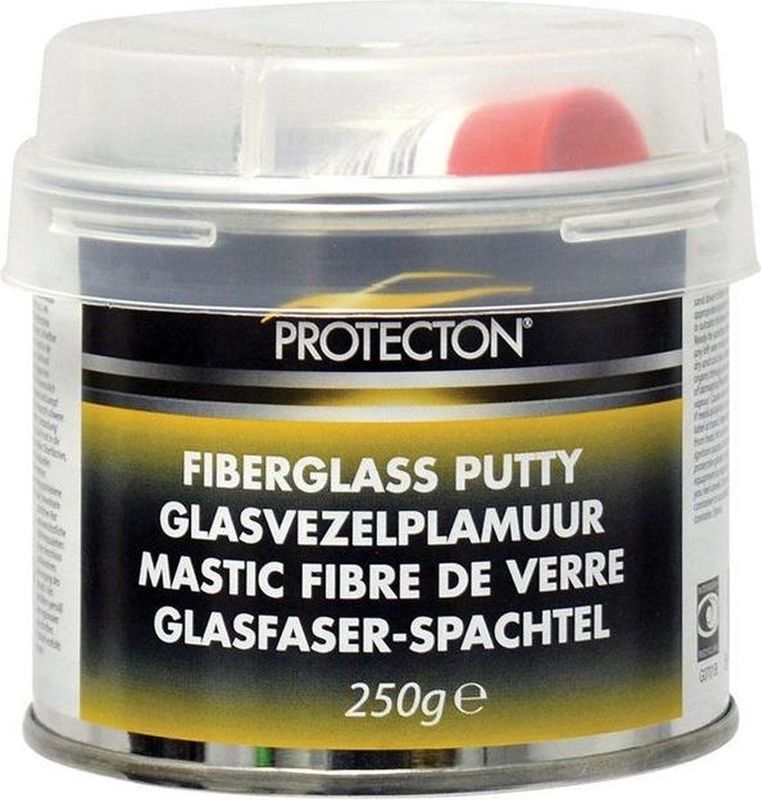 Protecton - Fiberplast - Plamuur - Geel/Zwart - 250 Gram