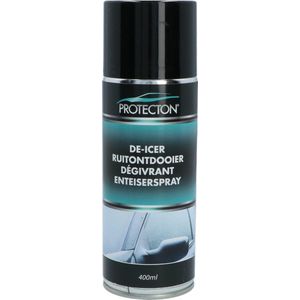 Protecton - Ruitenontdooier - Zwart/Groen - 400 ml - Antivries Spray