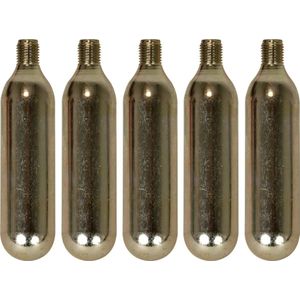 Dresco Co2 Patroon 16 Gram Staal Zilver 5-delig