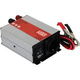 Carpoint - Omvormer 12V>230V - 600W - Inclusief Accuklemmen
