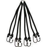 Carpoint - Bagagebinder - Spanband - Zwart - Polyester - 550 mm - 8 Haken