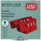 Carpoint - Disselslot - Rood - Gegalvaniseerd Metaal - Inclusief Discusslot