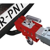 Carpoint - Disselslot - Rood - Gegalvaniseerd Metaal - Inclusief Discusslot