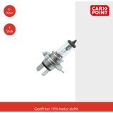 Carpoint - Premium Autolamp H4 - 12V 60/55W - Helder Wit Licht - Universeel