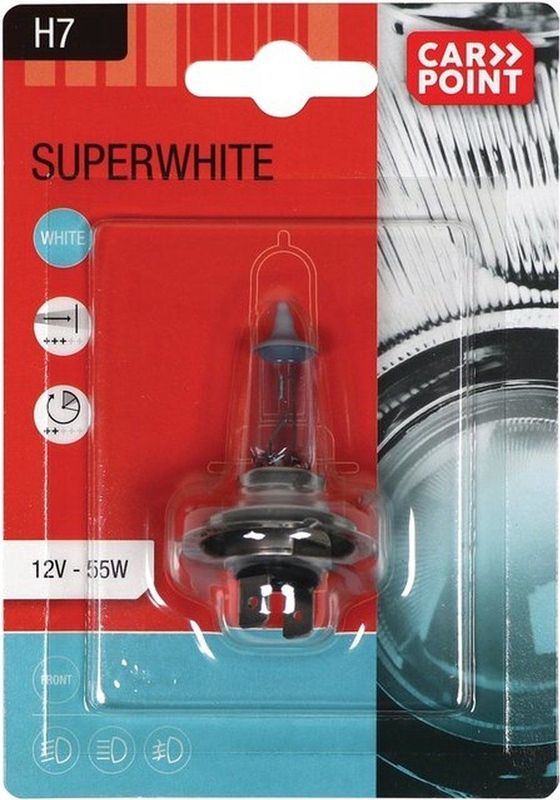 Carpoint Halogeen Autolamp Super White H7 55w