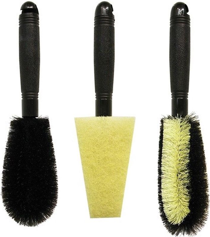 Carpoint - Velgenborstelset - 3 Stuks - Kwalitatief Hoogwaardig