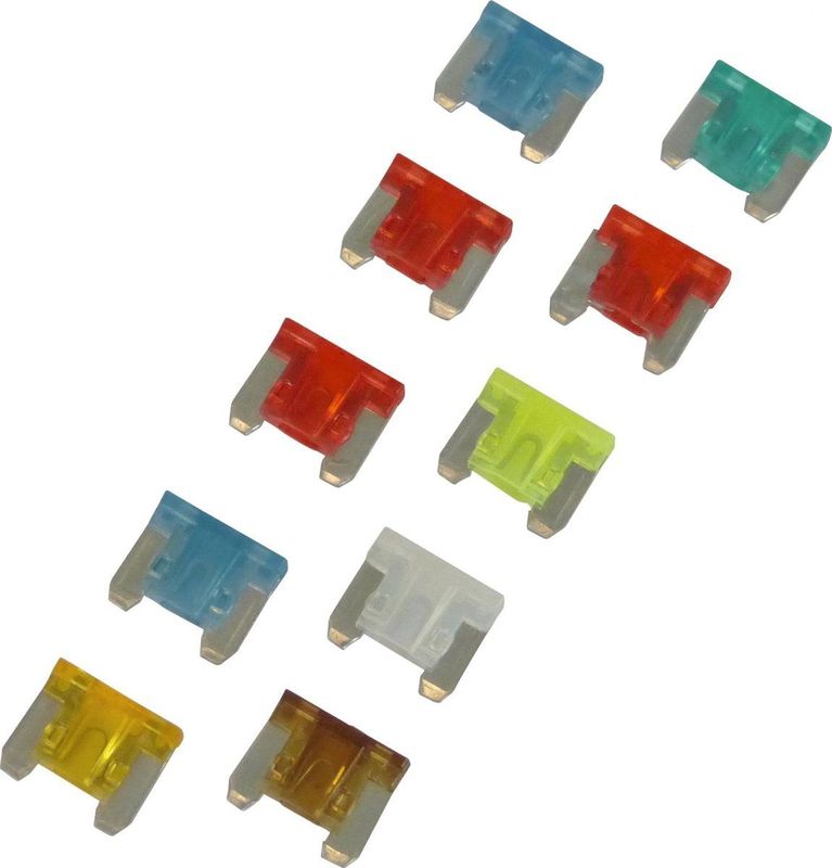 Carpoint - Assortiment Mini Steekzekeringen - 10 Stuks - Blisterverpakking