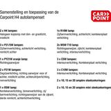 Carpoint - H4 Autolampenset - 30-delige Set - Inclusief Zekeringen - Compacte Opbergbox
