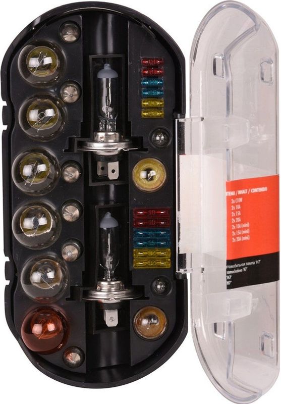 Carpoint - H7 Reservelampenset - 30-delig - Halogeen - Stevige Opbergdoos