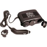 Carpoint - Stekkerdoos 3-weg - 12 Volt - 10 Ampère - LED Indicatie - Kabellengte 130cm