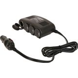 Carpoint - Stekkerdoos 4-weg - 12 Volt - Met LED Indicatie - Kabellengte 130cm