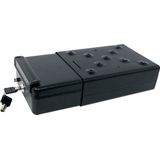 Carpoint - Autokluis - Compact - Velours Bekleding - Inclusief Sleutels