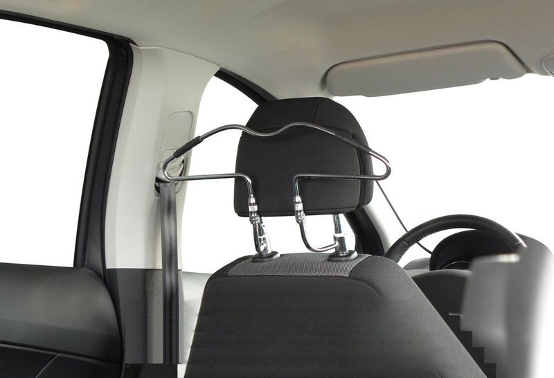 Carpoint - Kledinghanger - Chroom - Voor Auto - Met Antislip Coating