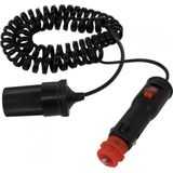 Carpoint Verlengkabel 12-24V - 3m- Max 4,5A - Max 54W