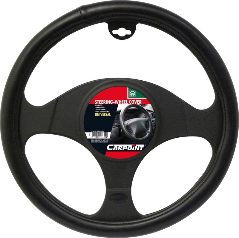 Carpoint - Stuurhoes - Zwart - Kunstleer
