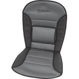 Carpoint - Comfort Stoelkussen - Zwart/Grijs - Polyester/Mesh