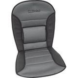 Carpoint - Comfort Stoelkussen - Zwart/Grijs - Polyester/Mesh