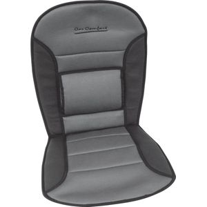 Carpoint Stoelkussen Comfort Zwart/Grijs