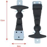 Carpoint - Motorkaphaken - Zwart - Rubber - Set van Twee