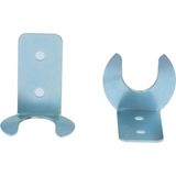 Carpoint - Motorkaphaken - Zwart - Rubber - Set van Twee