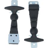 Carpoint - Motorkaphaken - Zwart - Rubber - Set van Twee