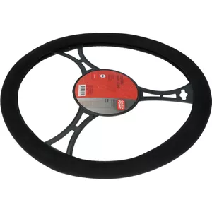 Echt Lederen Stuurhoes In Rood – Past Op Sturen Van 37–39 Cm, Met Naald En Draad, Italiaans Leer