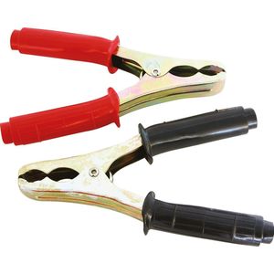 Carpoint - Accupooltang - Zwart/Rood - Staal - Set van 2