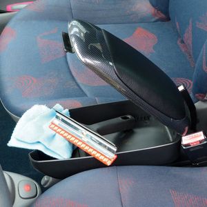 Carpoint - Armsteun - Zwart - Kunststof en Vinyl - Verstelbaar