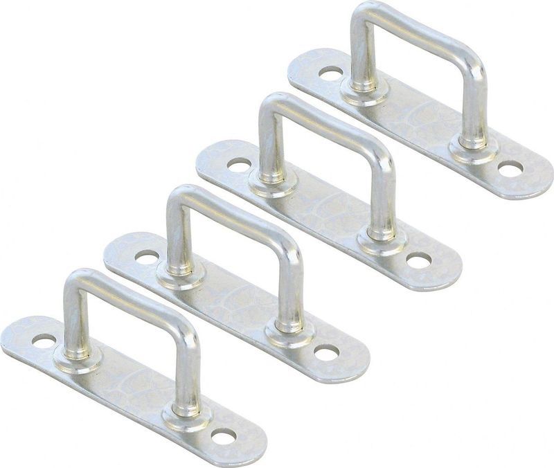 Carpoint - Opschroefhaken - 4 Stuks - Metalen - Voor Aanhangernetten