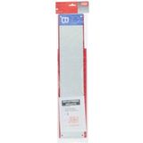 Carpoint - Nummerplaat - Wit - Aluminium - Inclusief Stickervellen