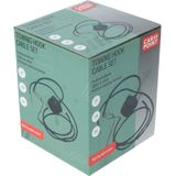 Carpoint - 7-polige Stekkerdoos - Zwart - Kunststof - 200 cm