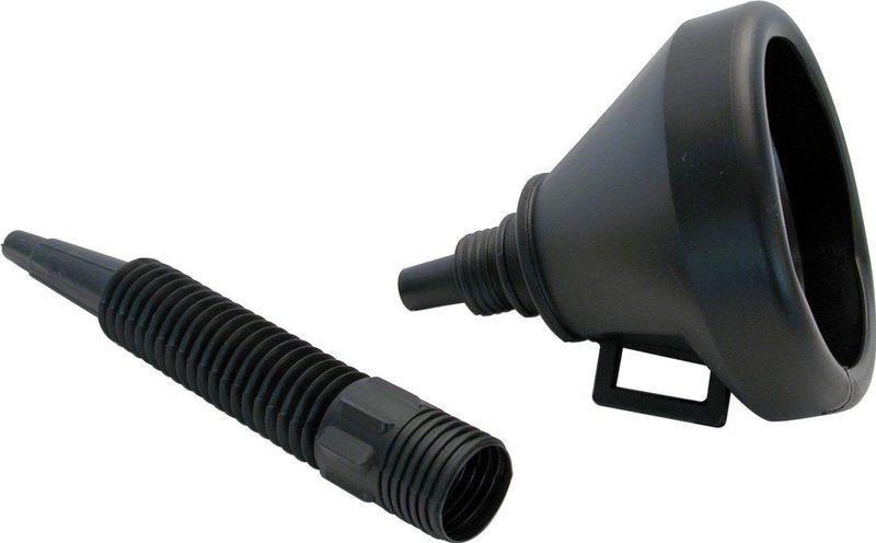 Carpoint - Trechter - Zwart - Kunststof - Flexibele Tuit