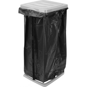 SVITA TM2X30 zilveren pedaalemmer 60 liter afvalemmer