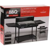 ProGarden Elektrische Barbecue op Standaard 2000W - Zwart