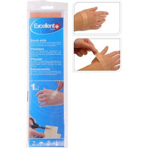 Wondpleister - 100x6cm - Hypoallergeen - Ademend - Geschikt voor Gevoelige Huid