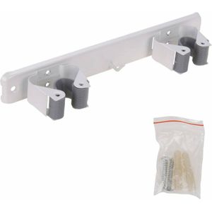 Pro Garden Tuin gereedschap houders/klemmen - 2x stuks klemmen - voor stelen - opbergsysteem