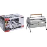 BBQ Collection Houtskoolbarbecue - Cilinder - Chroom