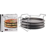 Pizzabakset 4 Delig Massamarkt Bakplaat
