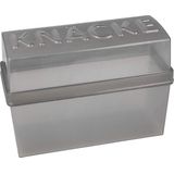 Knäcke Crackerdoos - Knackebrod Bewaardoos - Bewaardoos - Transparant Donker