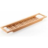 Excellent Houseware Badplank - bamboe hout - 64 x 15 cm - badrek