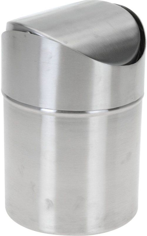 Excellent Houseware - Prullenbak - RVS - 5 Liter - Compact