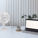 Tischventilator weiß 30 cm