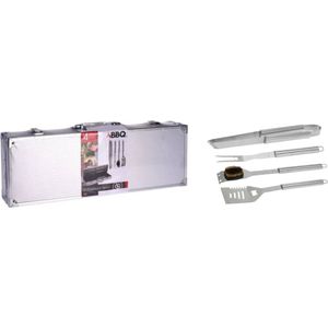 ProGarden BBQ 4-Delige Barbecue-Accessoireset