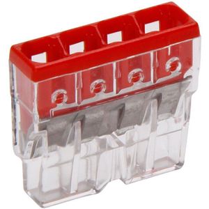 WAGO Steekklem 4x0,5-2,5mm² 10 stuks