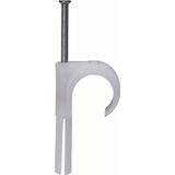 Kopp Spijkerclip 16-20mm Incl. Deuvel Wit 10st. | Kabelbinders, houders- & accessoires