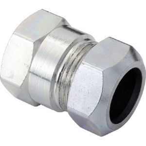 CV schroefbus 22 mm x 3/4'' binnendraad chroom