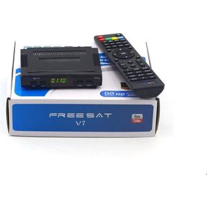 Freesat V7 HD 1080P DVB-S2 digitale TV BOX-ontvanger USB Wifi-ondersteuning & ccam / ncam
