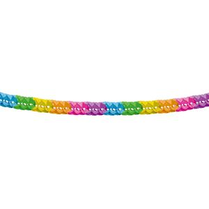Feestslinger Retro - Verjaardag Versiering - Papier - 600 cm - Multi-color